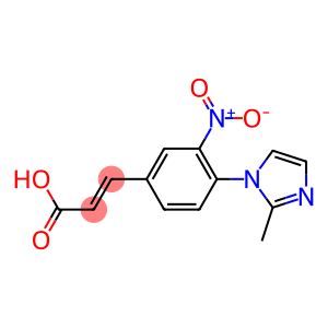 3-[4-(2-methyl-1H-imidazol-1-yl)-3-nitrophenyl]prop-2-enoic acid