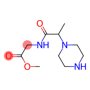 methyl 2-[2-(piperazin-1-yl)propanamido]acetate