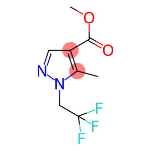 5-METHYL-1-(2,2,2-TRIFLUORO-ETHYL)-1H-PYRAZOLE-4-CARBOXYLIC ACID METHYL ESTER