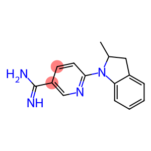 6-(2-methyl-2,3-dihydro-1H-indol-1-yl)pyridine-3-carboximidamide