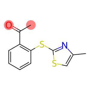 1-{2-[(4-methyl-1,3-thiazol-2-yl)sulfanyl]phenyl}ethan-1-one