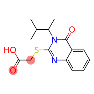 2-{[3-(3-methylbutan-2-yl)-4-oxo-3,4-dihydroquinazolin-2-yl]sulfanyl}acetic acid