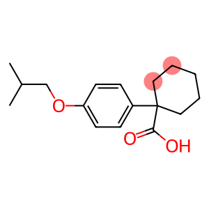 1-[4-(2-methylpropoxy)phenyl]cyclohexane-1-carboxylic acid