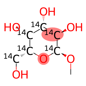 METHYL-ALPHA-D-GLUCOPYRANOSIDE, [GLUCOSE-14C(U)]