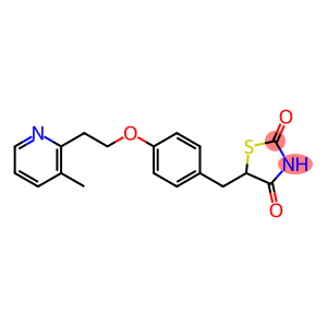 5-[[4-[2-(3-METHYL-2-PYRIDINYL)ETHOXY]PHENYL] METHYL]-2,4-THIAZOLIDINEDIONE