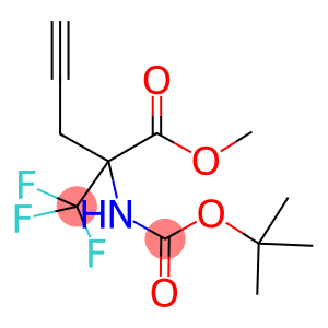 METHYL 2-[(TERT-BUTOXYCARBONYL)AMINO]-2-(TRIFLUOROMETHYL)PENT-4-YNOATE