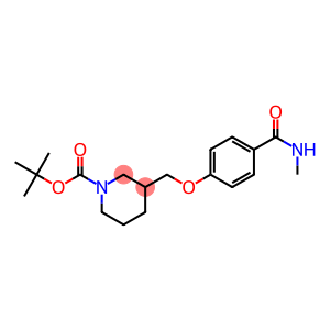 3-(4-Methylcarbamoyl-phenoxymethyl)-piperidine-1-carboxylic acid tert-butyl ester