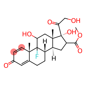 methyl 3,20-dioxo-9-fluoro-11,17,21-trihydroxy-1,4-pregnadiene-16-carboxylate