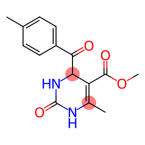 6-METHYL-4-(4-METHYLBENZOYL)-2-OXO-1,2,3,4-TETRAHYDROPYRIMIDINE-5-CARBOXYLIC ACID METHYL ESTER