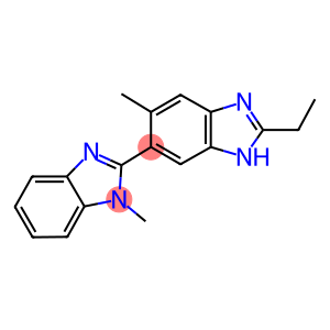 6-(1-METHYLBENZIMIDAZOL-2-YL)-2-ETHYL-5-METHYLBENZIMIDAZOLE