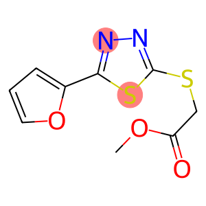 METHYL ([5-(2-FURYL)-1,3,4-THIADIAZOL-2-YL]SULFANYL)ACETATE