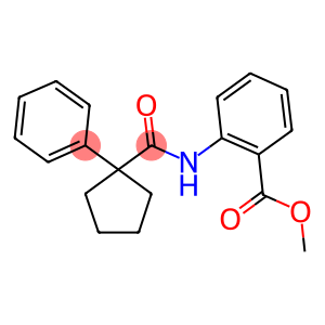 METHYL 2-((PHENYLCYCLOPENTYL)CARBONYLAMINO)BENZOATE