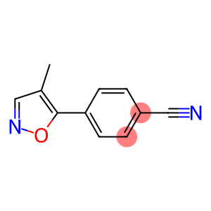 4-(4-methylisoxazol-5-yl)benzonitrile