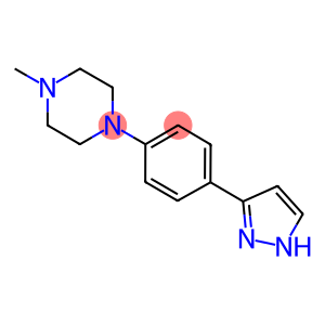 1-METHYL-4-[4-(1H-PYRAZOL-3-YL)PHENYL]PIPERAZINE