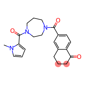 6-((4-[(1-METHYL-1H-PYRROL-2-YL)CARBONYL]-1,4-DIAZEPAN-1-YL)CARBONYL)-3,4-DIHYDRONAPHTHALEN-1(2H)-ONE