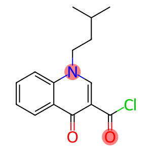 1-(3-METHYL-BUTYL)-4-OXO-1,4-DIHYDRO-QUINOLINE-3-CARBONYL CHLORIDE