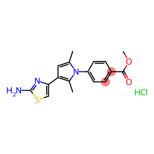 METHYL 4-[3-(2-AMINO-1,3-THIAZOL-4-YL)-2,5-DIMETHYL-1H-PYRROL-1-YL]BENZOATE HYDROCHLORIDE