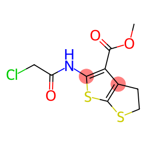 METHYL 2-[(2-CHLOROACETYL)AMINO]-4,5-DIHYDROTHIENO[2,3-B]THIOPHENE-3-CARBOXYLATE