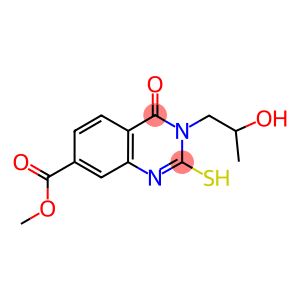 METHYL 3-(2-HYDROXYPROPYL)-2-MERCAPTO-4-OXO-3,4-DIHYDROQUINAZOLINE-7-CARBOXYLATE