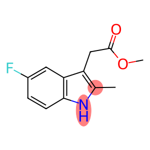 2-METHYL-5-FLUORO-1H-INDOL-3-YL-ACETIC ACID METHYL ESTER