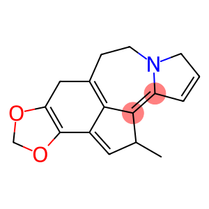 1-methyl-3,4,5,6,9,10-hexahydro-7H-cyclopenta(j,k)-1,3-dioxolo(4,5-h)pyrrolo(2,1-b)(3)benzazepine