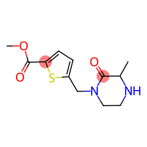 METHYL 5-[(3-METHYL-2-OXOPIPERAZIN-1-YL)METHYL]THIOPHENE-2-CARBOXYLATE