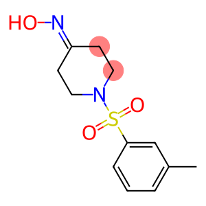 1-[(3-methylphenyl)sulfonyl]piperidin-4-one oxime