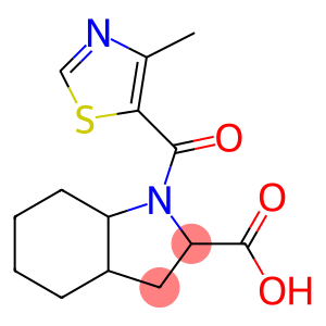 1-[(4-methyl-1,3-thiazol-5-yl)carbonyl]-octahydro-1H-indole-2-carboxylic acid