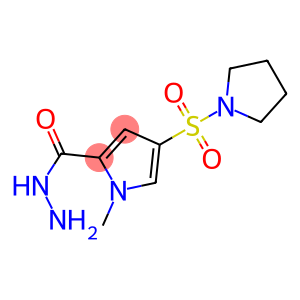 1-methyl-4-(pyrrolidin-1-ylsulfonyl)-1H-pyrrole-2-carbohydrazide