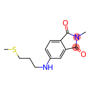 2-methyl-5-{[3-(methylsulfanyl)propyl]amino}-2,3-dihydro-1H-isoindole-1,3-dione