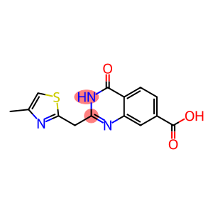 2-[(4-methyl-1,3-thiazol-2-yl)methyl]-4-oxo-3,4-dihydroquinazoline-7-carboxylic acid