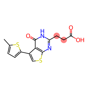 3-[5-(5-methylthiophen-2-yl)-4-oxo-3H,4H-thieno[2,3-d]pyrimidin-2-yl]propanoic acid