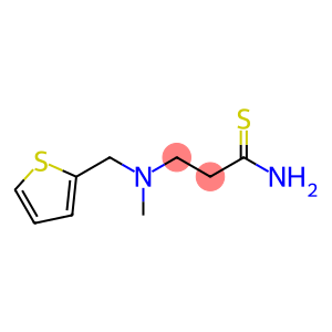 3-[methyl(thiophen-2-ylmethyl)amino]propanethioamide