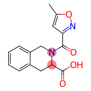 2-[(5-methyl-1,2-oxazol-3-yl)carbonyl]-1,2,3,4-tetrahydroisoquinoline-3-carboxylic acid