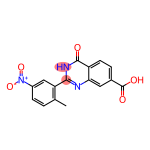 2-(2-methyl-5-nitrophenyl)-4-oxo-3,4-dihydroquinazoline-7-carboxylic acid