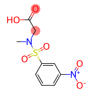 {methyl[(3-nitrophenyl)sulfonyl]amino}acetic acid