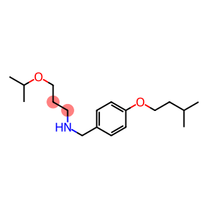 {[4-(3-methylbutoxy)phenyl]methyl}[3-(propan-2-yloxy)propyl]amine