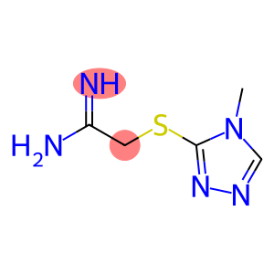 2-[(4-methyl-4H-1,2,4-triazol-3-yl)sulfanyl]ethanimidamide