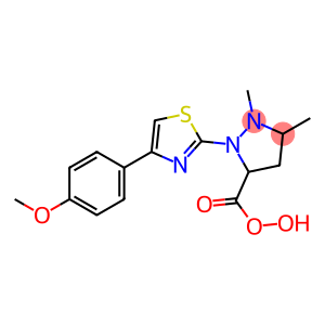 METHYL 5-HYDROXY-1-[4-(4-METHOXYPHENYL)-1,3-THIAZOL-2-YL]-3-METHYL-4,5-DIHYDRO-1H-PYRAZOLE-5-CARBOXYLATE