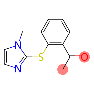 1-{2-[(1-methyl-1H-imidazol-2-yl)sulfanyl]phenyl}ethan-1-one