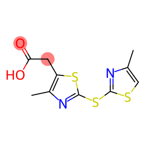 2-{4-methyl-2-[(4-methyl-1,3-thiazol-2-yl)sulfanyl]-1,3-thiazol-5-yl}acetic acid