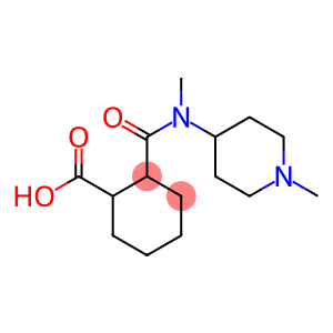 2-{[methyl(1-methylpiperidin-4-yl)amino]carbonyl}cyclohexanecarboxylic acid