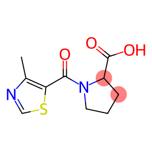 1-[(4-methyl-1,3-thiazol-5-yl)carbonyl]pyrrolidine-2-carboxylic acid