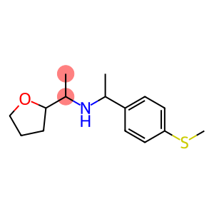 {1-[4-(methylsulfanyl)phenyl]ethyl}[1-(oxolan-2-yl)ethyl]amine