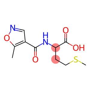 2-{[(5-methylisoxazol-4-yl)carbonyl]amino}-4-(methylthio)butanoic acid