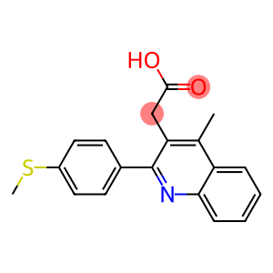 2-{4-methyl-2-[4-(methylsulfanyl)phenyl]quinolin-3-yl}acetic acid