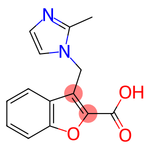 3-[(2-methyl-1H-imidazol-1-yl)methyl]-1-benzofuran-2-carboxylic acid