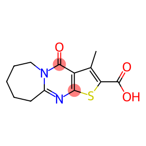 3-METHYL-4-OXO-4,6,7,8,9,10-HEXAHYDROTHIENO[2',3':4,5]PYRIMIDO[1,2-A]AZEPINE-2-CARBOXYLIC ACID