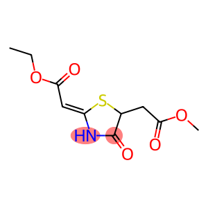 METHYL [(2Z)-2-(2-ETHOXY-2-OXOETHYLIDENE)-4-OXO-1,3-THIAZOLIDIN-5-YL]ACETATE