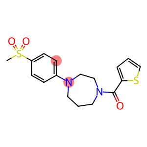 1-[4-(METHYLSULFONYL)PHENYL]-4-(THIEN-2-YLCARBONYL)-1,4-DIAZEPANE